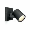Philips Leuchten Philips Hue White Ambiance Runner Wandspot Basis LED Schwarz, 1-flammig