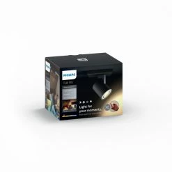 Philips Leuchten Philips Hue White Ambiance Runner Wandspot Basis LED Schwarz, 1-flammig -Wandleuchten Verkaufsgeschäft philips hue white ambiance runner wandspot basis 8718696175354 12