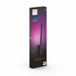 Philips Leuchten Philips Hue White & Col. Amb. Liane Wandleuchte LED Schwarz, 1-flammig, Farbwechsler -Wandleuchten Verkaufsgeschäft philips hue white col amb liane wandleuchte 8719514343429 3