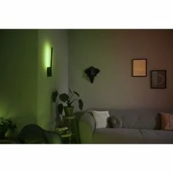 Philips Leuchten Philips Hue White & Col. Amb. Liane Wandleuchte LED Schwarz, 1-flammig, Farbwechsler -Wandleuchten Verkaufsgeschäft philips hue white col amb liane wandleuchte 8719514343429 4