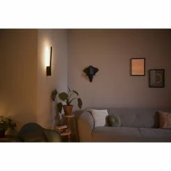 Philips Leuchten Philips Hue White & Col. Amb. Liane Wandleuchte LED Schwarz, 1-flammig, Farbwechsler -Wandleuchten Verkaufsgeschäft philips hue white col amb liane wandleuchte 8719514343429 6