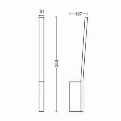 Philips Leuchten Philips Hue White & Col. Amb. Liane Wandleuchte LED Schwarz, 1-flammig, Farbwechsler -Wandleuchten Verkaufsgeschäft philips hue white col amb liane wandleuchte 8719514343429 8