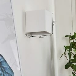 Hofstein Piceno Wandleuchte Wei&szlig;, mit handels&uuml;blichen Farben bemalbar, 1-flammig -Wandleuchten Verkaufsgeschäft piceno wandleuchte h3600894 3