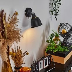 Hofstein Pistrino Wandleuchte Chrom, Schwarz, 1-flammig -Wandleuchten Verkaufsgeschäft pistrino wandleuchte h3017852 12