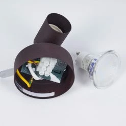 Hofstein Planes Wandleuchte LED Rostfarben, 1-flammig -Wandleuchten Verkaufsgeschäft planes wandleuchte h3383681 10