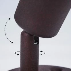 Hofstein Planes Wandleuchte LED Rostfarben, 1-flammig -Wandleuchten Verkaufsgeschäft planes wandleuchte h3383681 5