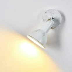 Hofstein Polmak Wandspot Wei&szlig;, Gold, 1-flammig -Wandleuchten Verkaufsgeschäft polmak wandspot h3092323 do1 6