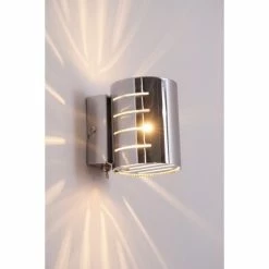 Hofstein Ponte Wandleuchte Chrom, 1-flammig -Wandleuchten Verkaufsgeschäft ponte wandleuchte h164823 22