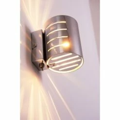 Hofstein Ponte Wandleuchte Chrom, 1-flammig -Wandleuchten Verkaufsgeschäft ponte wandleuchte h164823 23