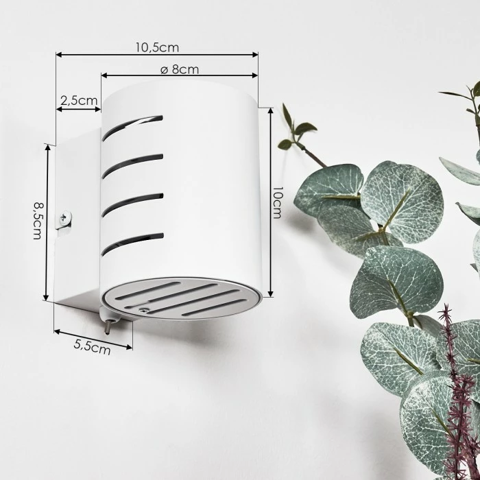 Hofstein Ponte Wandleuchte Weiß, 1-flammig 4 Hofstein Ponte Wandleuchte Weiß, 1-flammig – Bild 4