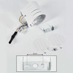 Hofstein Ponte Wandleuchte Weiß, 1-flammig 17 Hofstein Ponte Wandleuchte Weiß, 1-flammig -Wandleuchten Verkaufsgeschäft ponte wandleuchte h3015933 4