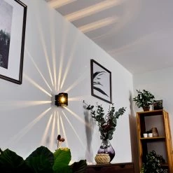 Hofstein Ponte Wandleuchte Schwarz, 1-flammig -Wandleuchten Verkaufsgeschäft ponte wandleuchte h3398784 11