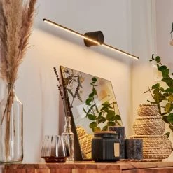 Hofstein Puharila Wandleuchte LED Schwarz, 1-flammig -Wandleuchten Verkaufsgeschäft puharila wandleuchte h3580332 10