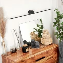 Hofstein Puharila Wandleuchte LED Schwarz, 1-flammig -Wandleuchten Verkaufsgeschäft puharila wandleuchte h3580332 11