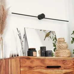 Hofstein Puharila Wandleuchte LED Schwarz, 1-flammig -Wandleuchten Verkaufsgeschäft puharila wandleuchte h3580332 9