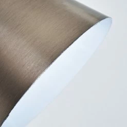 Hofstein Pulau Wandleuchte Nickel-Matt, Holz hell, 1-flammig -Wandleuchten Verkaufsgeschäft pulau wandleuchte h3095096 do1 15