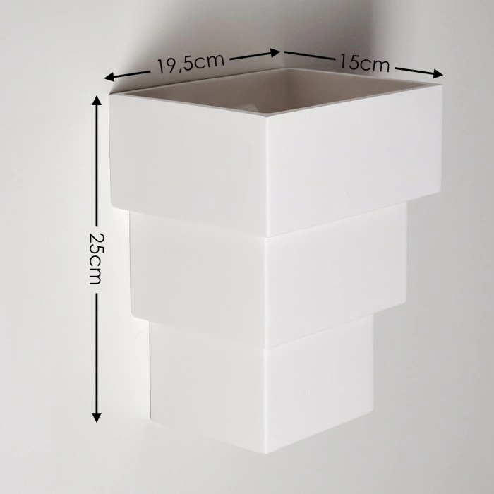 Hofstein Putina Wandleuchte Weiß, 1-flammig 2 Hofstein Putina Wandleuchte Weiß, 1-flammig – Bild 2