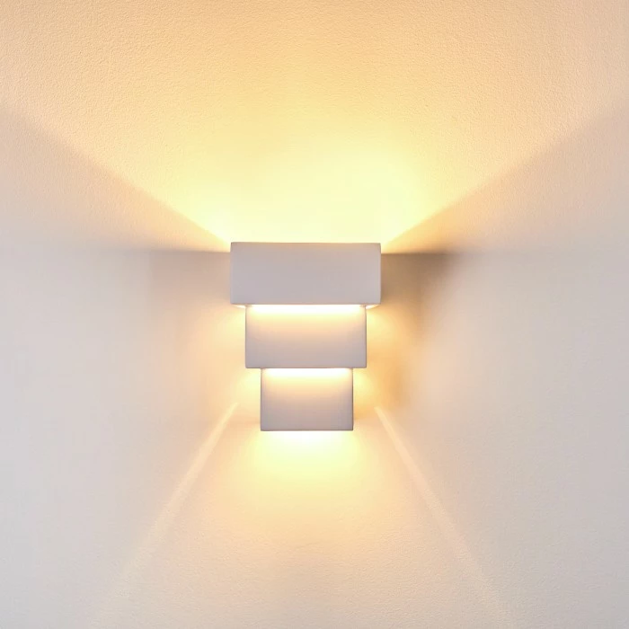 Hofstein Putina Wandleuchte Weiß, 1-flammig 8 Hofstein Putina Wandleuchte Weiß, 1-flammig – Bild 8