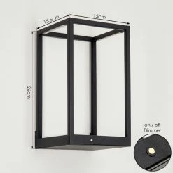 Hofstein Ranquille Wandleuchte LED Schwarz, Weiß, 2-flammig 15 Hofstein Ranquille Wandleuchte LED Schwarz, Weiß, 2-flammig -Wandleuchten Verkaufsgeschäft ranquille wandleuchte h3560389 3