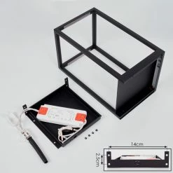 Hofstein Ranquille Wandleuchte LED Schwarz, Weiß, 2-flammig 16 Hofstein Ranquille Wandleuchte LED Schwarz, Weiß, 2-flammig -Wandleuchten Verkaufsgeschäft ranquille wandleuchte h3560389 4