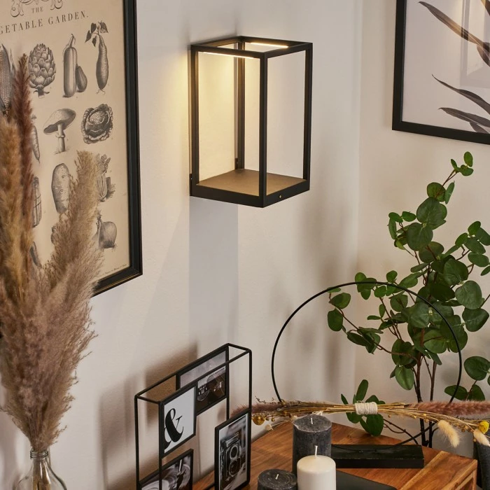 Hofstein Ranquille Wandleuchte LED Schwarz, Weiß, 2-flammig 7 Hofstein Ranquille Wandleuchte LED Schwarz, Weiß, 2-flammig – Bild 7