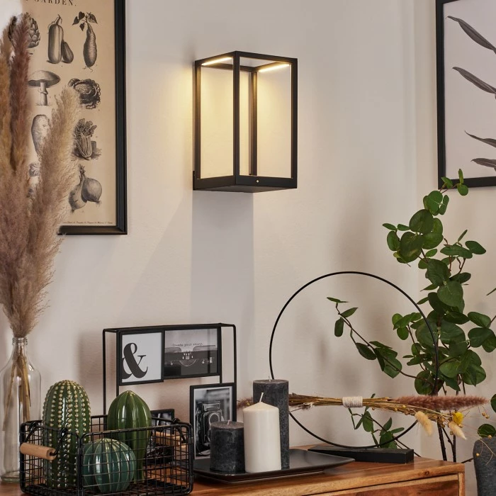 Hofstein Ranquille Wandleuchte LED Schwarz, Weiß, 2-flammig 9 Hofstein Ranquille Wandleuchte LED Schwarz, Weiß, 2-flammig – Bild 9