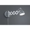 Reality SCISSOR Wandleuchte Grau, 1-flammig