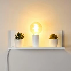 Hofstein Reftele Wandleuchte Weiß, 1-flammig -Wandleuchten Verkaufsgeschäft reftele wandleuchte h3363218 4