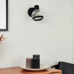 Hofstein Revsbotn Wandleuchte Chrom, Schwarz, 1-flammig -Wandleuchten Verkaufsgeschäft revsbotn wandleuchte h3442937 11