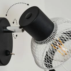 Hofstein Revsbotn Wandleuchte Chrom, Schwarz, 1-flammig -Wandleuchten Verkaufsgeschäft revsbotn wandleuchte h3442937 2