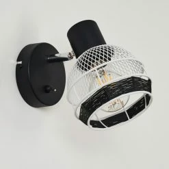 Hofstein Revsbotn Wandleuchte Chrom, Schwarz, 1-flammig -Wandleuchten Verkaufsgeschäft revsbotn wandleuchte h3442937 9