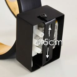 Hofstein Rezat Wandleuchte LED Schwarz-Gold, 1-flammig 37 Hofstein Rezat Wandleuchte LED Schwarz-Gold, 1-flammig -Wandleuchten Verkaufsgeschäft rezat wandleuchte h3307236 18