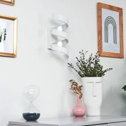 Hofstein Rezat Wandleuchte LED Weiß, 3-flammig -Wandleuchten Verkaufsgeschäft rezat wandleuchte h3416242 11