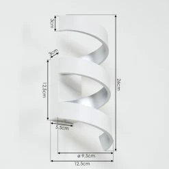 Hofstein Rezat Wandleuchte LED Weiß, 3-flammig -Wandleuchten Verkaufsgeschäft rezat wandleuchte h3416242 3