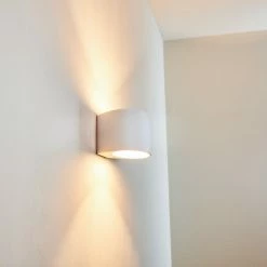 Hofstein Rho Wandleuchte Weiß, 1-flammig -Wandleuchten Verkaufsgeschäft rho wandleuchte h169446 do4 11