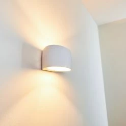 Hofstein Rho Wandleuchte Weiß, 1-flammig -Wandleuchten Verkaufsgeschäft rho wandleuchte h169446 do4 13