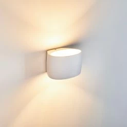 Hofstein Rho Wandleuchte Weiß, 1-flammig -Wandleuchten Verkaufsgeschäft rho wandleuchte h169446 do4 8