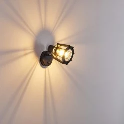 Hofstein Rieti Wandleuchte Schwarz, 1-flammig -Wandleuchten Verkaufsgeschäft rieti wandleuchte h3330647 10