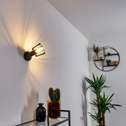 Hofstein Rieti Wandleuchte Schwarz, 1-flammig -Wandleuchten Verkaufsgeschäft rieti wandleuchte h3330647 15