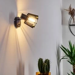 Hofstein Rieti Wandleuchte Schwarz, 1-flammig -Wandleuchten Verkaufsgeschäft rieti wandleuchte h3330647 17