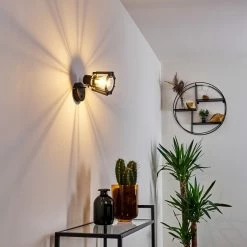 Hofstein Rieti Wandleuchte Schwarz, 1-flammig -Wandleuchten Verkaufsgeschäft rieti wandleuchte h3330647 19