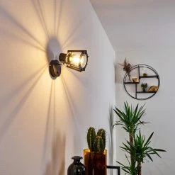 Hofstein Rieti Wandleuchte Schwarz, 1-flammig -Wandleuchten Verkaufsgeschäft rieti wandleuchte h3330647 21