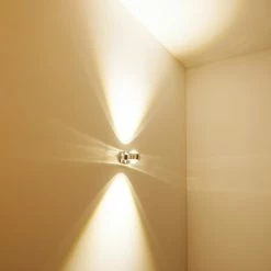 Hofstein Rio Wandleuchte LED Chrom, 2-flammig -Wandleuchten Verkaufsgeschäft rio wandleuchte h166513 14