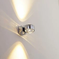 Hofstein Rio Wandleuchte LED Chrom, 2-flammig -Wandleuchten Verkaufsgeschäft rio wandleuchte h166513 8