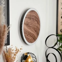 Hofstein Rocha Wandleuchte LED Schwarz, Braun, Holzoptik, 1-flammig -Wandleuchten Verkaufsgeschäft rocha wandleuchte h3570944 4