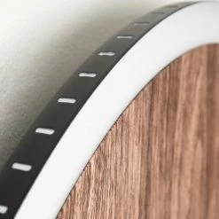 Hofstein Rocha Wandleuchte LED Schwarz, Braun, Holzoptik, 1-flammig -Wandleuchten Verkaufsgeschäft rocha wandleuchte h3570944 5