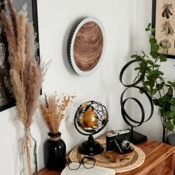 Hofstein Rocha Wandleuchte LED Schwarz, Braun, Holzoptik, 1-flammig -Wandleuchten Verkaufsgeschäft rocha wandleuchte h3570968 11