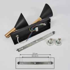 Hofstein Saboria Wandleuchte LED Schwarz, 2-flammig -Wandleuchten Verkaufsgeschäft saboria wandleuchte h3537558 4