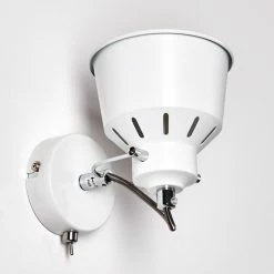 Hofstein Safari Wandleuchte Wei&szlig;, 1-flammig -Wandleuchten Verkaufsgeschäft safari wandleuchte h3012826 do4 5