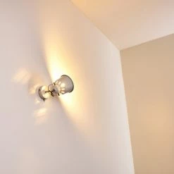 Hofstein Safari Wandleuchte Wei&szlig;, 1-flammig -Wandleuchten Verkaufsgeschäft safari wandleuchte h3012826 do4 7